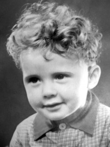 Mike O'Hare as a toddler of 15 months