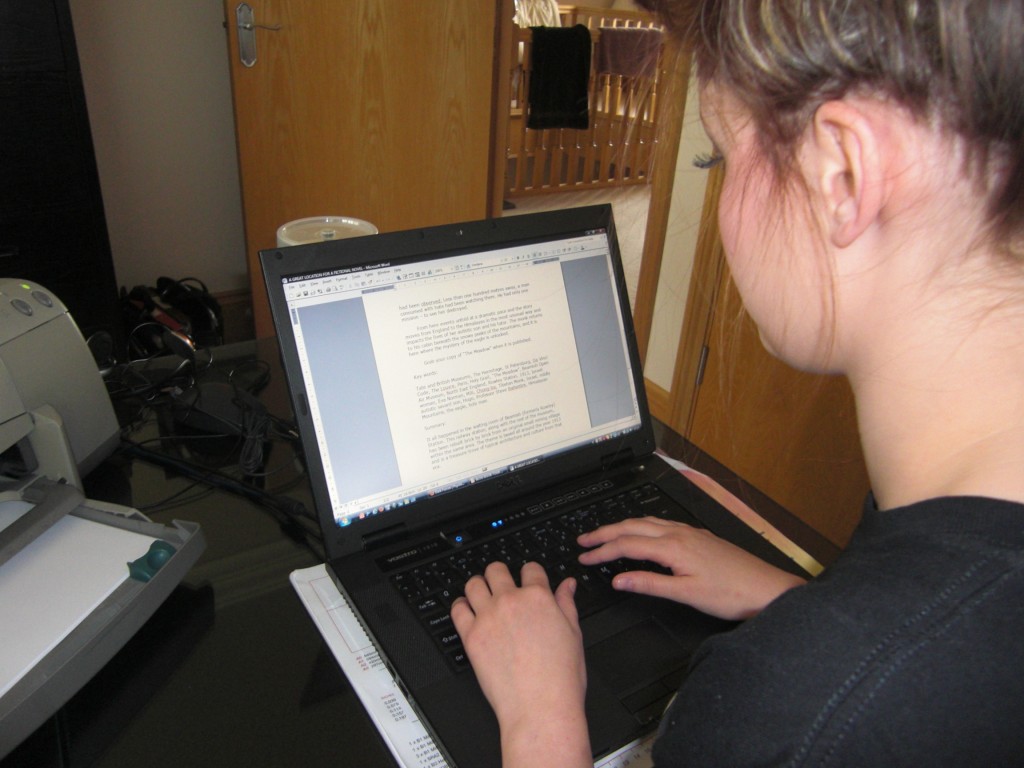 A typical student blogging 